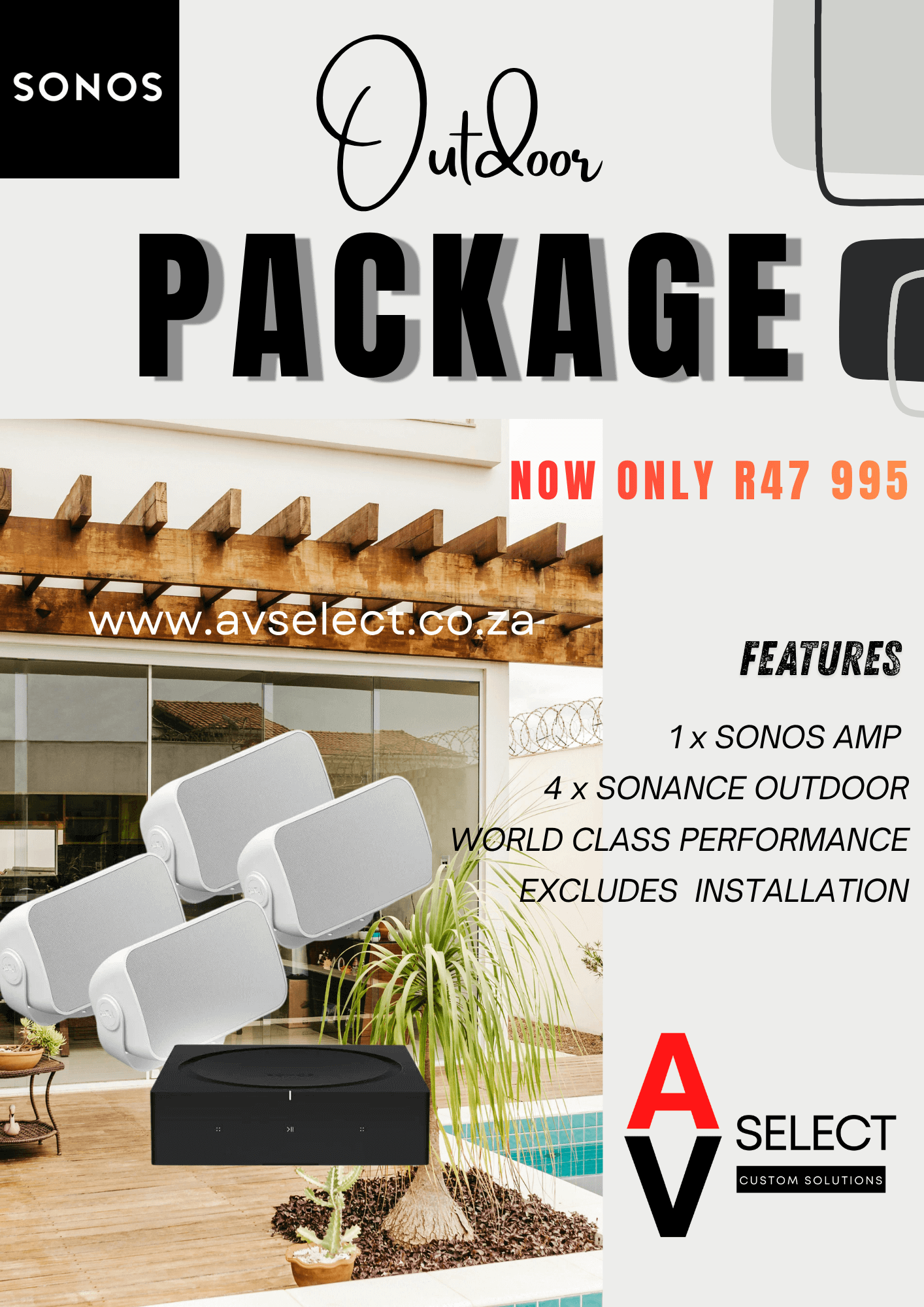 Sonos outdoor package advert